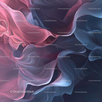 Abstract Pastel Waves in Ethereal Flow