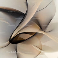 Flowing Abstract Design with Elegant Beige Tones