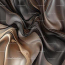 Abstract Fluid Art with Silk Texture in Neutral Tones