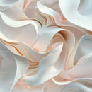 Elegant Abstract Fabric in Soft Pastel Waves