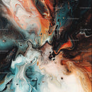Dynamic Fluid Art in Vivid Swirling Colors