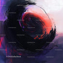 Vibrant Abstract Swirl with Bold Colors