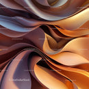 Elegant Abstract Curves in Warm Tones and Silky Texture