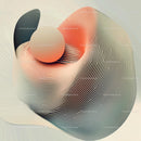 Abstract Spiral Design with Soft Tones and Dynamic Lines