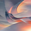 Abstract Flowing Shapes with Soft Color Palette