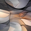 Abstract Wavy Pattern with Soft Gradients