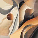 Elegant Abstract Design in Earthy Tones