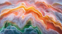 Colorful Abstract Waves with Dynamic Patterns