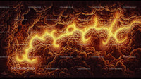 Intricate Fractal Art with Rich Golden and Brown Tones