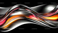 Dynamic Metallic Waves with Vibrant Colors