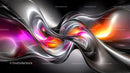 Dynamic Swirling Abstract with Vibrant Colors