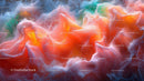 Vibrant Abstract Swirl with Dynamic Fluid Colors