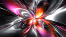 Vibrant Abstract Digital Art with Dynamic Fluid Motion