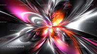 Vibrant Abstract Digital Art with Dynamic Fluid Motion