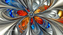 Colorful Fractal Design with Geometric Patterns