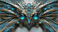 Intricate Steampunk Owl with Futuristic Design