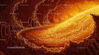Dynamic Golden Spirals in Abstract Cosmic Landscape