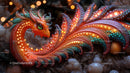 Intricately Designed Ornamental Fantasy Dragon