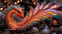Intricately Designed Ornamental Fantasy Dragon