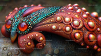 Artistic Jewel-Inspired Insect Close-Up