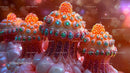 Vibrant Fantasy Mushrooms with Intricate Details