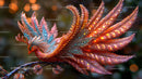 Majestic Phoenix with Glowing Feathers in Fantasy Realm