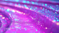 Vibrant Glittering Abstract in Pink and Blue Hues