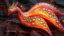 Fantasy Dragon with Shimmering Jewel-Like Scales