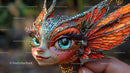 Exquisite Fantasy Creature with Vibrant Features