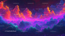 Vibrant Fantasy Clouds at Surreal Sunset