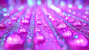 Vivid Macro Shot of Water Droplets with Bokeh Effect