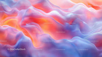 Colorful Abstract Waves with Gradient Textures