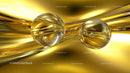 Gold Spheres on Metallic Background