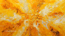 Vivid Abstract Painting in Orange and Yellow Hues