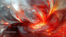 Vibrant Abstract Swirl with Dynamic Fractal Patterns