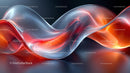 Vibrant Abstract Digital Artwork with Flowing Shapes
