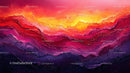 Vibrant Abstract Oil Painting with Dynamic Brushstrokes