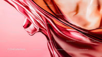 Elegant Flowing Pink Satin Fabric with Luxurious Texture