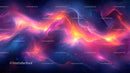 Vibrant Cosmic Swirls of Neon and Energy