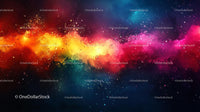 Vibrant Cosmic Nebula in Deep Space