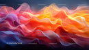 Vibrant Waves of Colorful Abstract Art