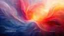 Vibrant Abstract Waves of Colorful Energy