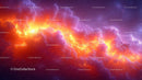 Vibrant Cosmic Clouds in Glowing Nebula
