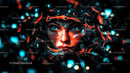 Futuristic Portrait with Neon and Digital Effects