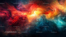 Vibrant Multicolor Cosmic Swirl with Ethereal Hues