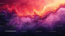 Vibrant Abstract Art with Swirling Purple and Red Hues
