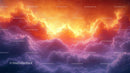 Dramatic Sunset with Majestic Colorful Clouds