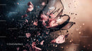 Delicate Petals in Vivid Artistic Explosion