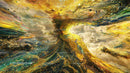 Vibrant Abstract Swirling Cosmic Vortex