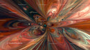 Dynamic Swirling Abstract Art With Vibrant Red Hues